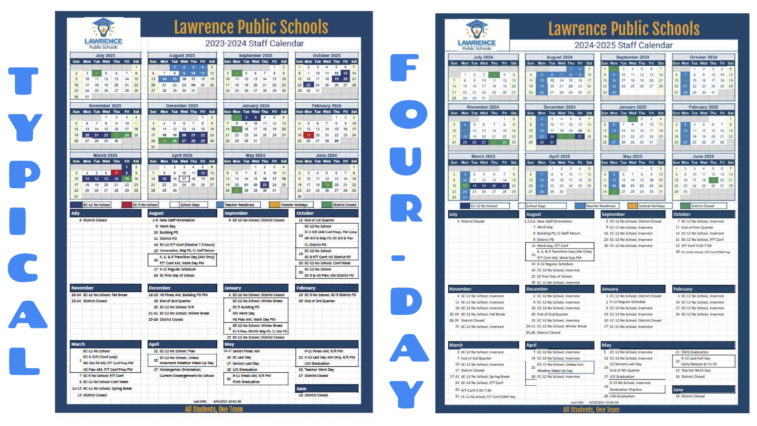 Lawrence school board to discuss recommendation for a 4-day week for students | News, Sports, Jobs - Lawrence Journal-World: news, information, headlines and events in Lawrence, Kansas Lawrence school board to discuss recommendation for a 4-day week for students | News, Sports, Jobs - Lawrence Journal-World: news, information, headlines and events in Lawrence, Kansas